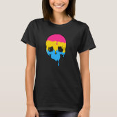 Pan Pride Dripping Skull T-shirt (Voorkant)