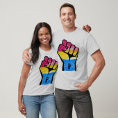 Pan Pride en Power T-shirt (Unisex)