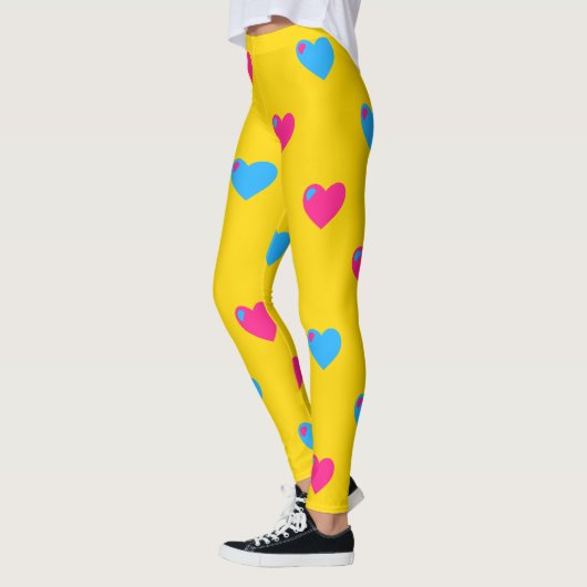 Pan Pride Grote Hart Leggings (Links)