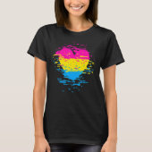 Pan Pride Hart Gay Queer Pansexual T-shirt (Voorkant)