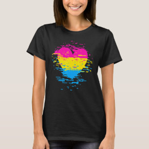 Pan Pride Hart Gay Queer Pansexual T-shirt