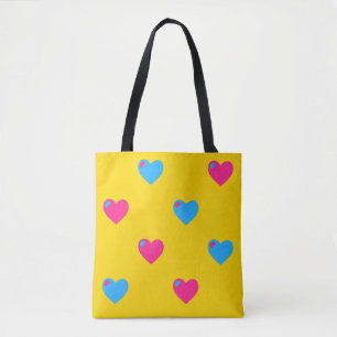 Pan Pride Harten Boodschappentas Tote Bag