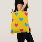 Pan Pride Harten Boodschappentas Tote Bag (Dichtbij)
