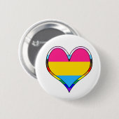 Pan Pride Heart Button (Voorkant /achterkant)