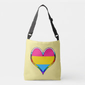 Pan Pride Heart Crossbody Tas (Voorkant)