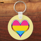 Pan Pride Heart Keychain (Voorkant)