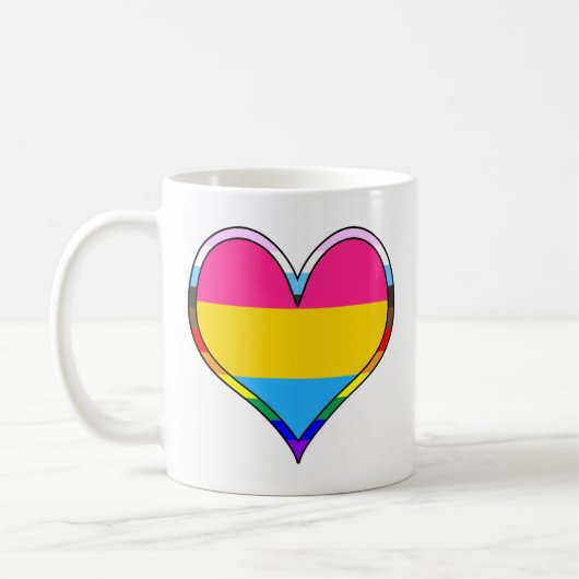 Pan Pride Heart Koffiemok (Links)