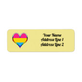 Pan Pride Heart Label (Voorkant)