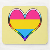 Pan Pride Heart Muismat (Voorkant)