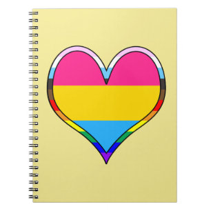 Pan Pride Heart Notitieboek