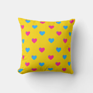Pan Pride Medium Hearts Worpillow Kussen