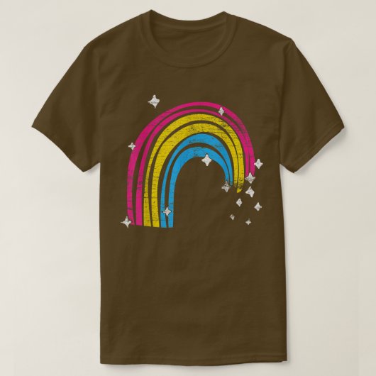 Pan Pride Month Panseual Flag Rainbow LGBTQ Panseu T-shirt (Design voorkant)