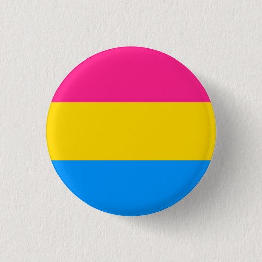 Pan Pride. Ronde Button 3,2 Cm (Voorkant)