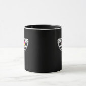 Pan Pride Skeleton Halloween Pan Gothic Heart Mok (Midden)