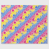 Pan Pride Squiggles Cadeaupapier (Vlak)