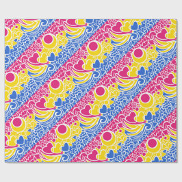 Pan Pride Squiggles Cadeaupapier