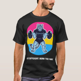 Pan Pride Tijger Krachttrainer T-shirt — Born This