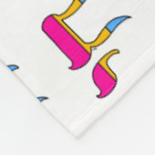 Pan Pride-vlag Chai Fleece Deken (Hoek)