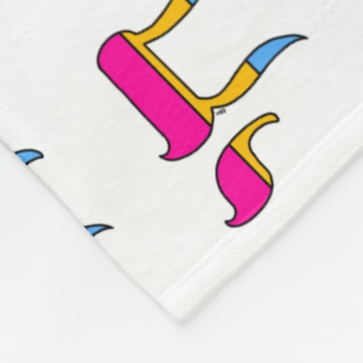 Pan Pride-vlag Chai Fleece Deken (Hoek)