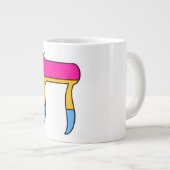 Pan Pride-vlag Chai Grote Koffiekop (Voorkant rechts)