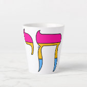 Pan Pride-vlag Chai Latte Mok (Voorkant)