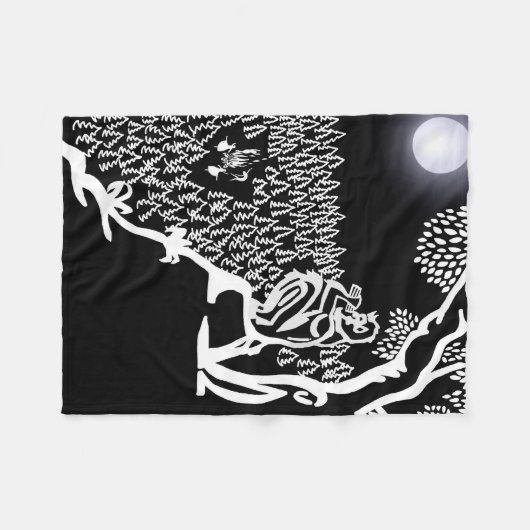 Pan Serenade fleece deken (Voorkant (Horizontaal))