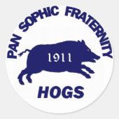 Pan Sophic Hogs Sticker (Voorkant)