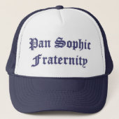 Pan Sophic Navy Trucker Hat Trucker Pet (Voorkant)