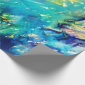 PAN SPEELT VLOOT EN DEER IN GROENE WOODLAND CADEAUPAPIER (Hoek)