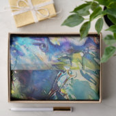 PAN SPEELT VLOOT EN DEER IN GROENE WOODLAND TISSUEPAPIER (Geschenk)