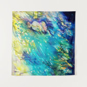 PAN SPEELT VLOOT EN DEER IN GROENE WOODLAND WANDKLEED (Voorkant)