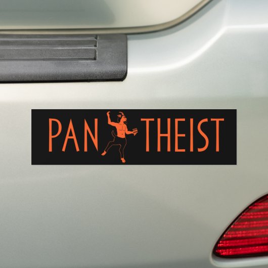Pan Theist Bumpersticker (Op auto)