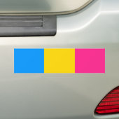 Pan trots bumpersticker (Op auto)
