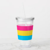 Pan Vibe Acryl Tumbler Acryl Drinkbeker (Links)
