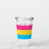 Pan Vibe Acryl Tumbler Acryl Drinkbeker (Achterkant)