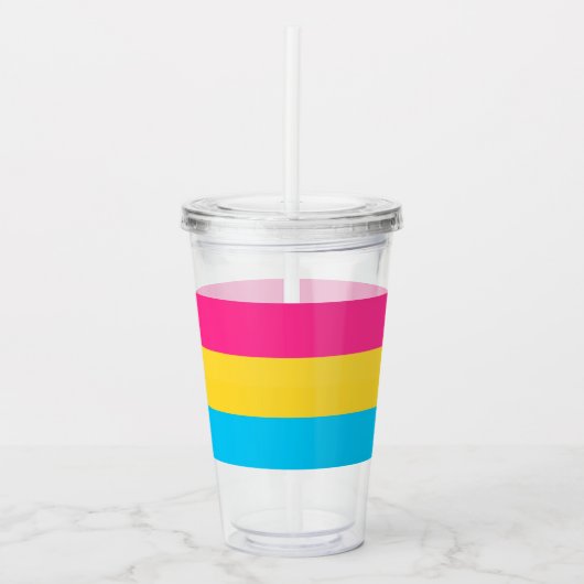 Pan Vibe Acryl Tumbler Drinkbeker (Voorkant)
