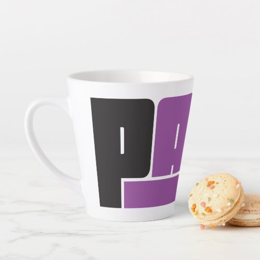 Pana Black en Paarse latte Mok (In situ)