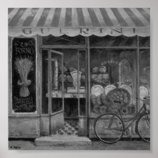 Panadería Guerini Hornear (Italia) Charcoil O Atw Poster (Voorkant)