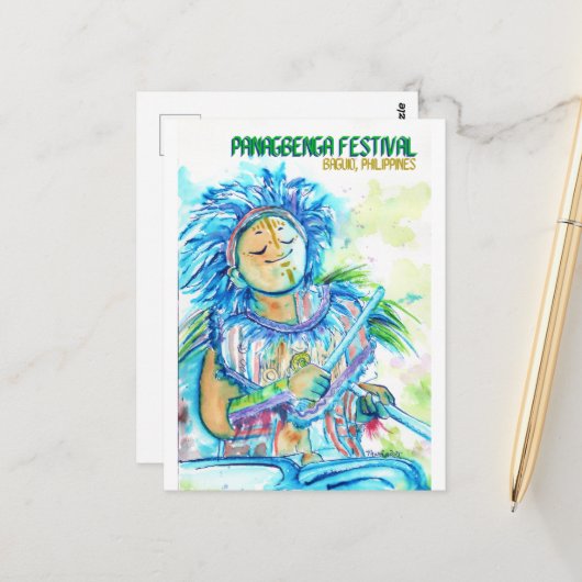 Panagbenga Festival - DNM Briefkaarten (Voorkant / Achterkant in situ)
