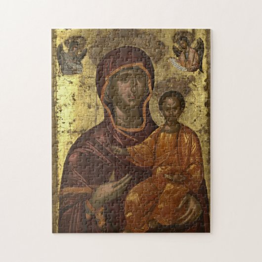 Panagia Odigitria Orthodox Christelijk Icoon Legpuzzel (Verticaal)
