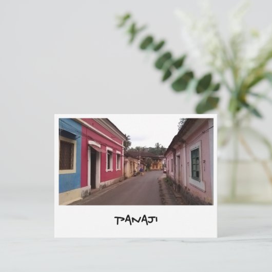 Panaji, Goa (India) Briefkaart (Staand voorkant)