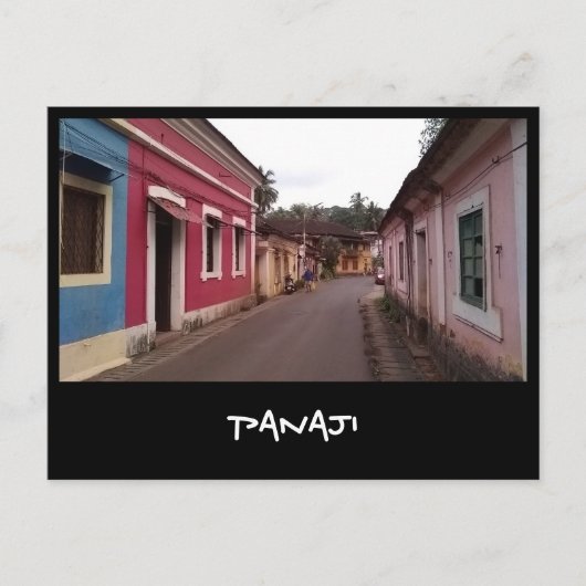 Panaji, Goa (India) Briefkaart (Voorkant)