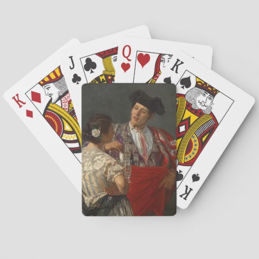 Panal aanbieden aan de strijder | Mary Cassatt Pokerkaarten (Achterkant)