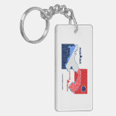 Panama Annular Eclipse AcrylSleutelhanger Sleutelhanger (Voorkant Links)