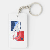 Panama Annular Eclipse AcrylSleutelhanger Sleutelhanger (achterkant)