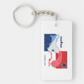 Panama Annular Eclipse AcrylSleutelhanger Sleutelhanger (Voorkant)