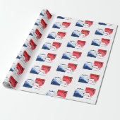 Panama Annular Eclipse Wrapping Paper Cadeaupapier (Uitgerold)