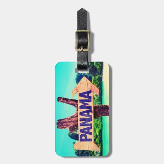 Panama Bagagelabel (Voorkant verticaal)