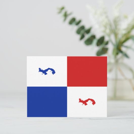 Panama Banner Briefkaart (Staand voorkant)