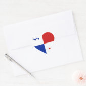 Panama banner hart Sticker (Envelop)